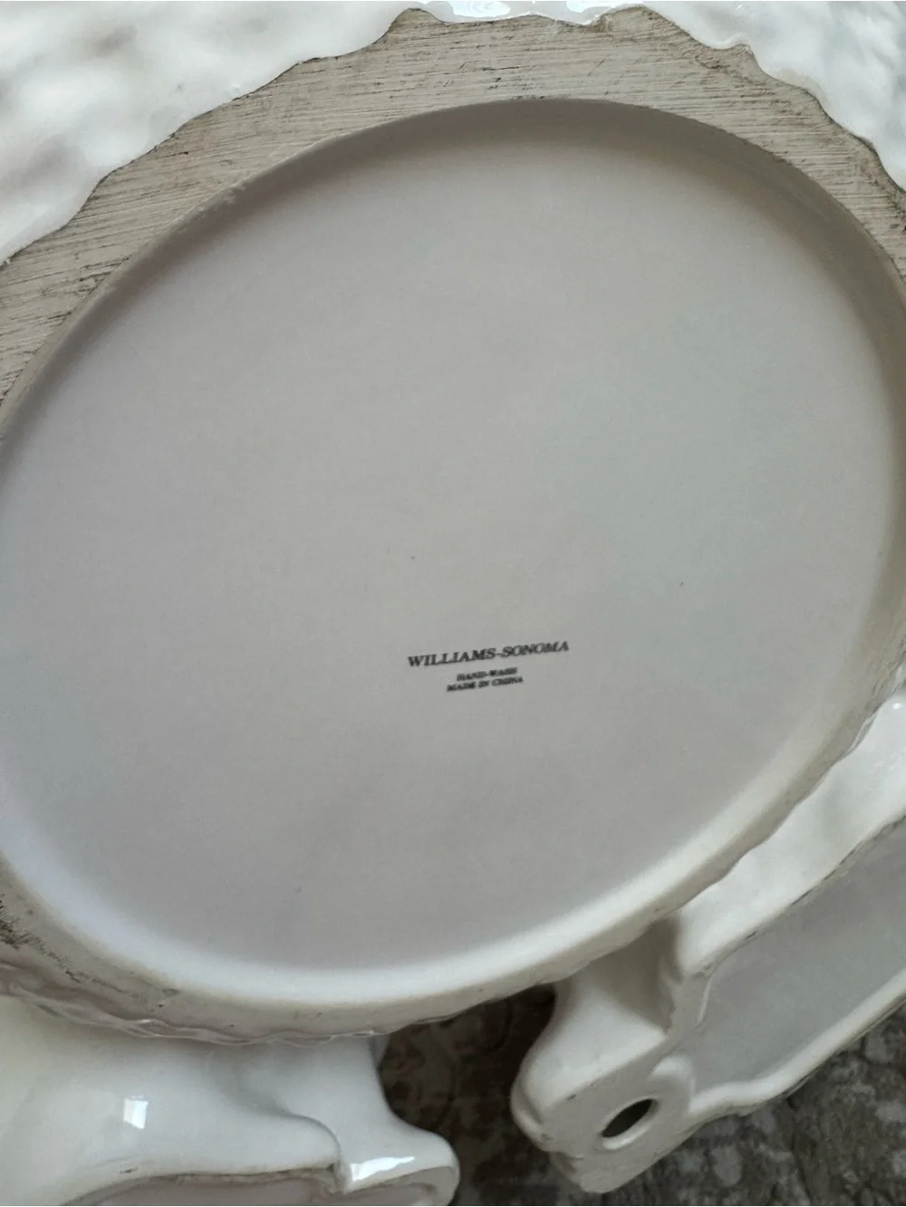 Williams Sonoma Easter White Ceramic Bunny Bowl Trio